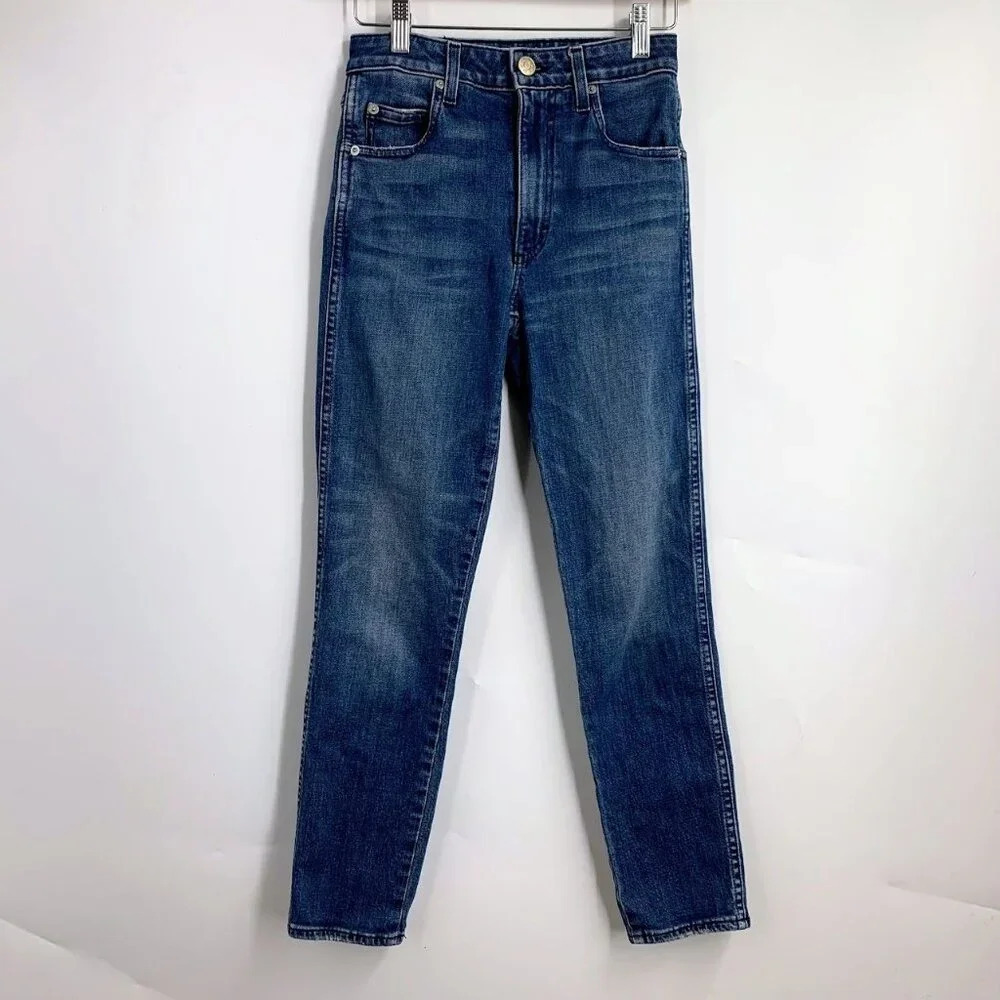 AMO Jeans‎ Women's Stix High Rise Crop Jean in In Girls Night Out Jeans Size 26